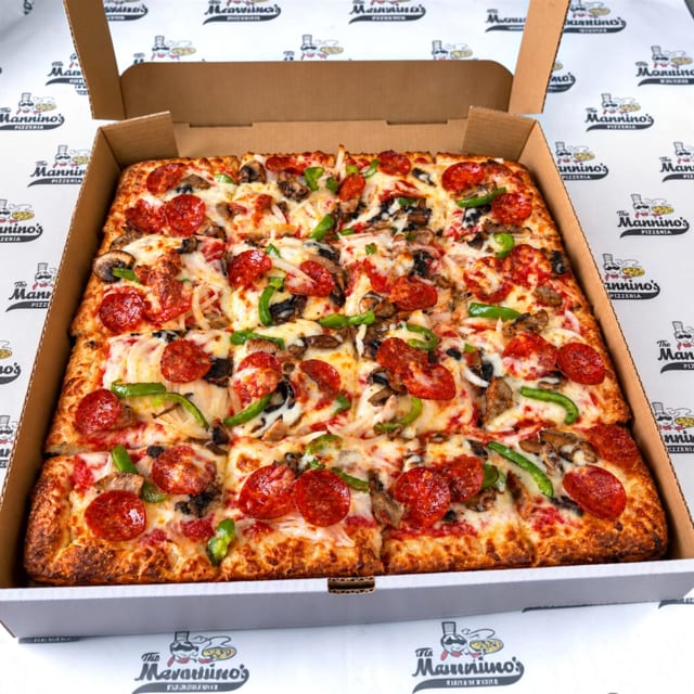 Supreme Sicilian Pizza.