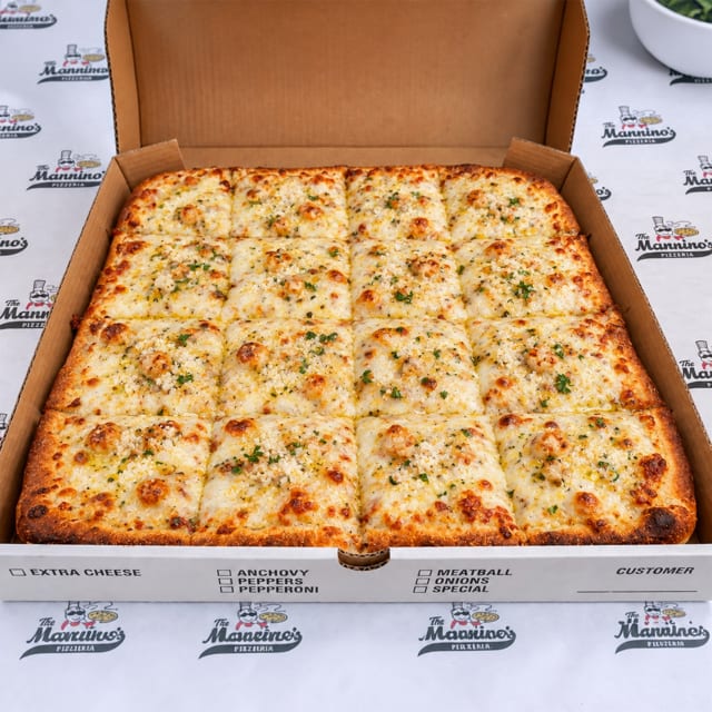 Regular White Sicilian Pizza.