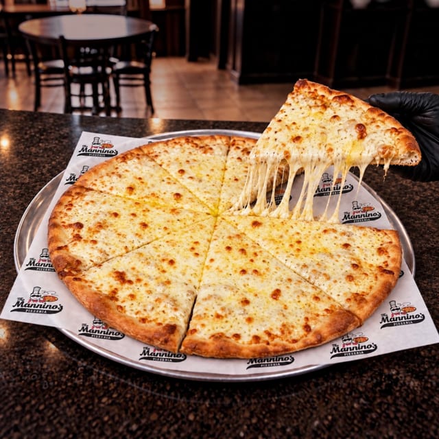 White Garlic Pizza.