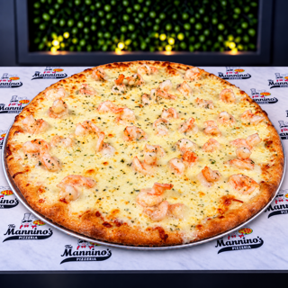 Shrimp Alfredo Pizza