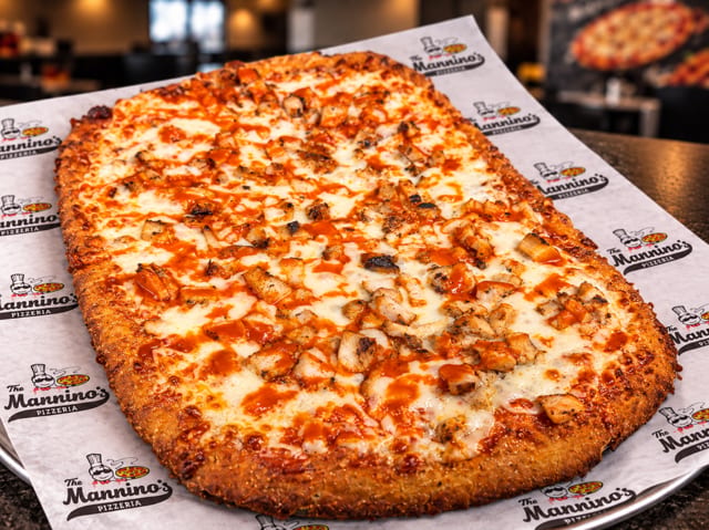 Buffalo Gourmet Pizza.