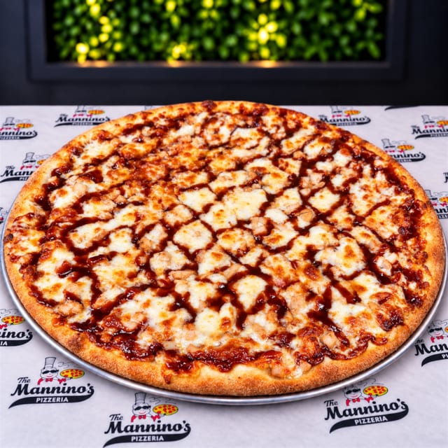 Chicken BBQ Pizza.
