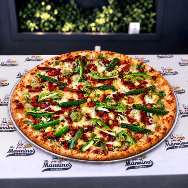 Al Pastor Mexican Pizza.