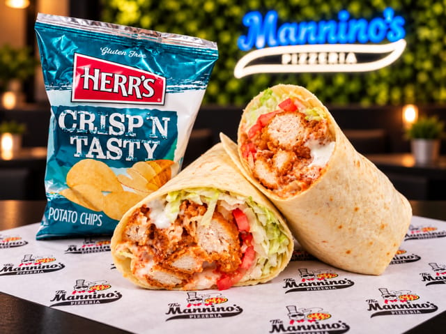 Buffalo Chicken Finger Wrap.
