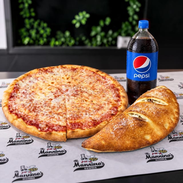 Lg Pizza, Md. Stromboli & One 2-Liter Soda.