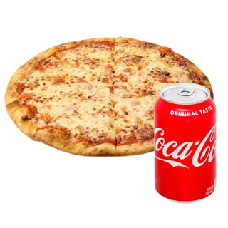 Personal Pizza, 1 Topping & Can of Soda