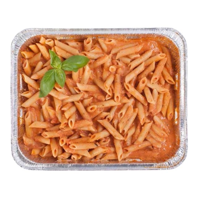 Penne Vodka Tray, Salad & Bread.