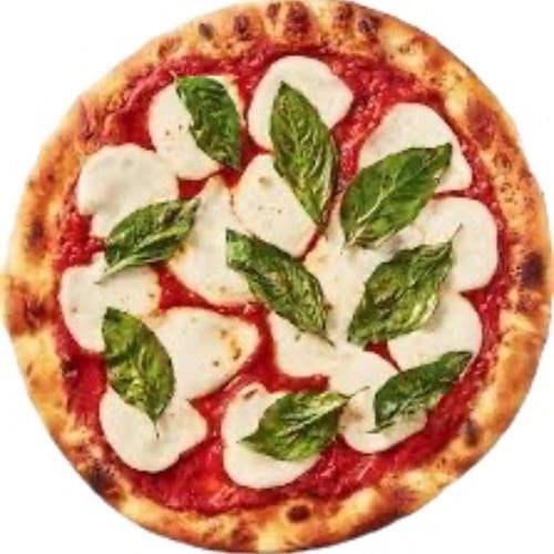 Classic Margherita Pizza.
