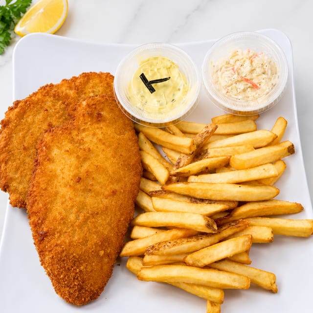 Fried Flounder Platter.