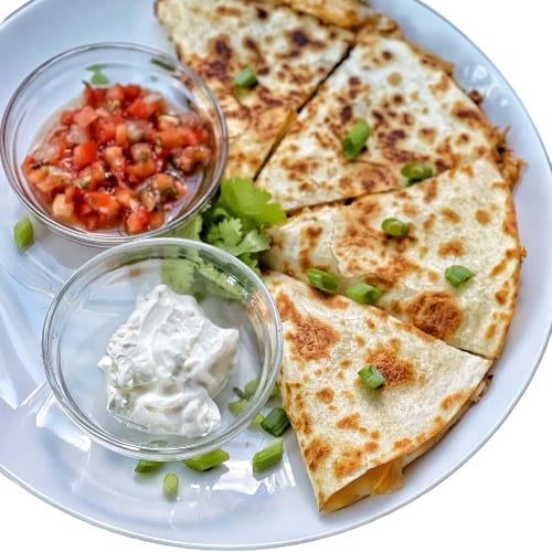 Buffalo Chicken Quesadilla.