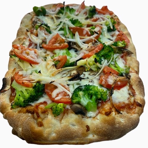 Chicken Florentine Flat Bread Pizza.