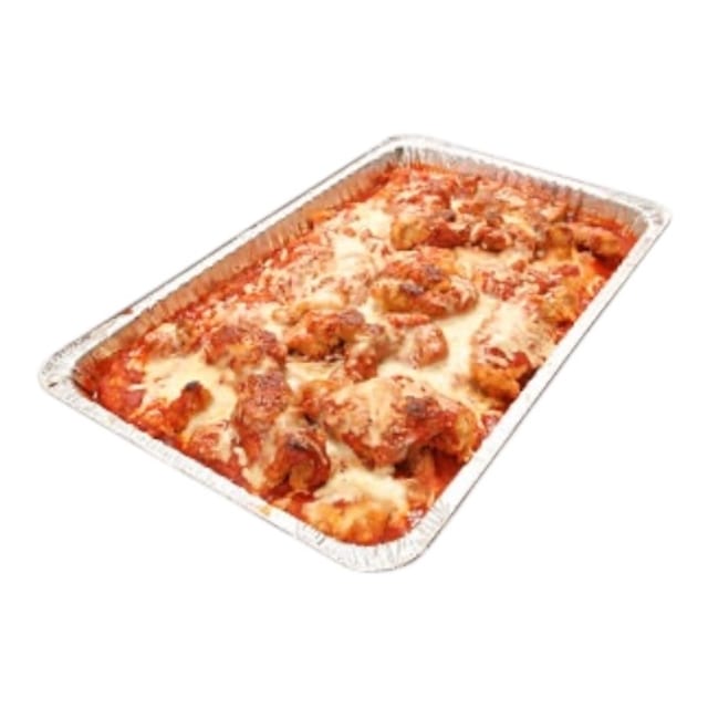 Chicken Parm Tray, Salad & Bread.