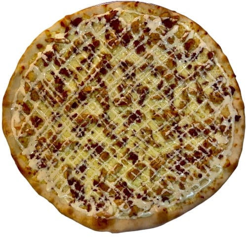 Chicken Bacon Ranch Pizza.