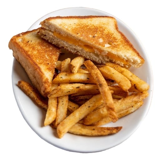 Kids Grilled Cheese & French Fries.