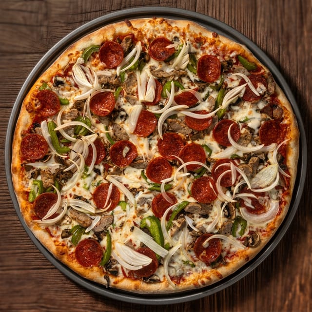 Supreme Special Pizza.