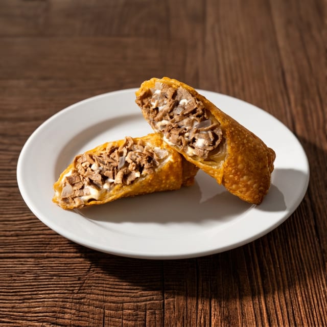 Cheesesteak Egg Roll.