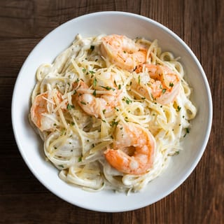 Linguine Shrimp Alfredo